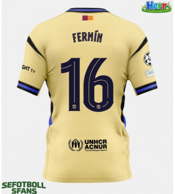 Barcelona Fermin Lopez #16 Bortatröja 2025-26 Kortärmad